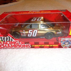 50TH Anniversary of Nascar 1/24 Gold Car